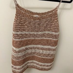 Mango Crotchet Sleevless Top